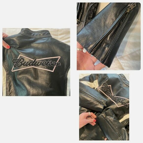Budweiser leather jacket - Picture 4 of 9